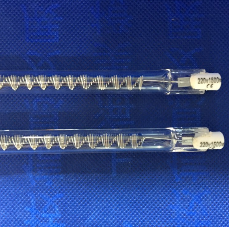 565mm 240v1500w Screen Printing Flash Cures Lamp Halogen Quartz Tube For Flash Dryer
