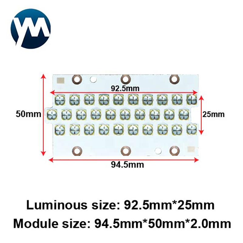 UV LED Module 300W UV LED Curing Module for Printing Industry 365nm Lamp High-power UV Lamp Bead Module