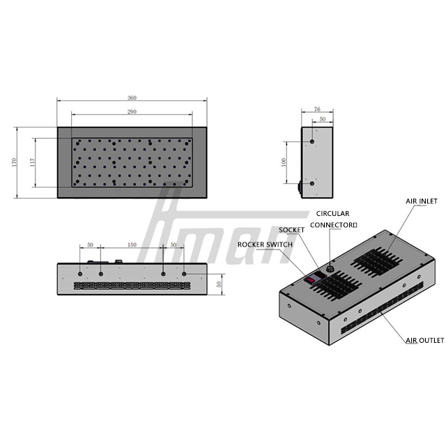 UV LED Integrated Machine 300W
