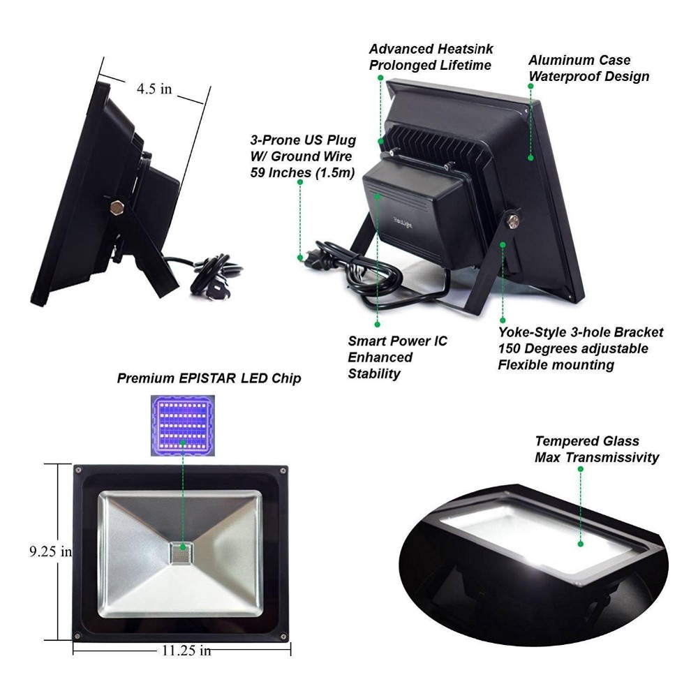 UV LED Light Detail 1