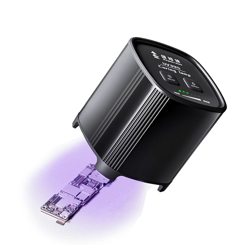 UV395 UV Intelligent Green Oil Curing LED UV Lamp for Motherboard PCB LCD Solder Repair Oil Adhesive