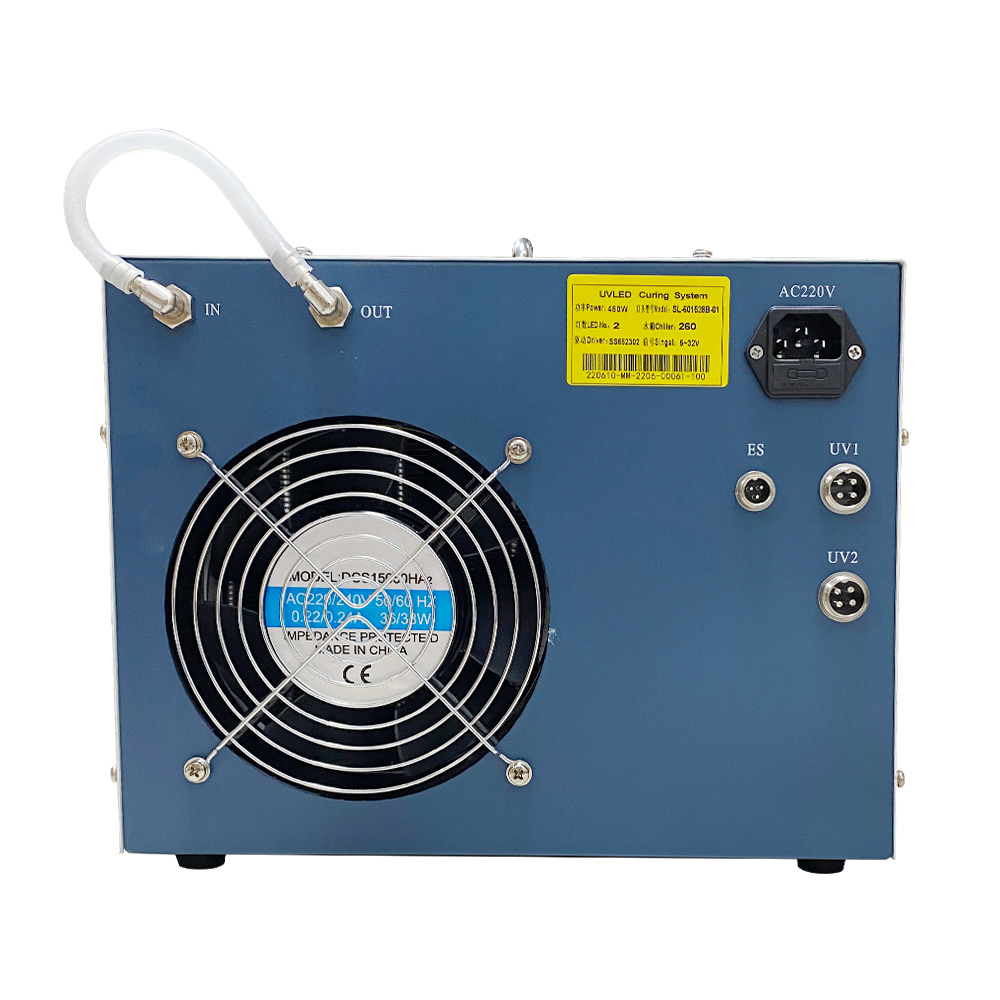 450W UV Led Curing System Chiller Uv Curing Machine Water Cooler With Led Lamp for Uv Printer