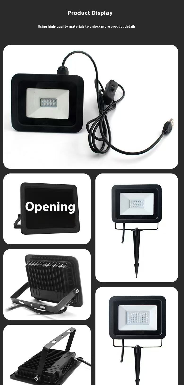 10W IP66 Waterproof Aluminum Alloy Outdoor LED UV 365nm/395nm Curing Lamps Flood Lights 120 Beam Angle 2-Year Warranty PSE