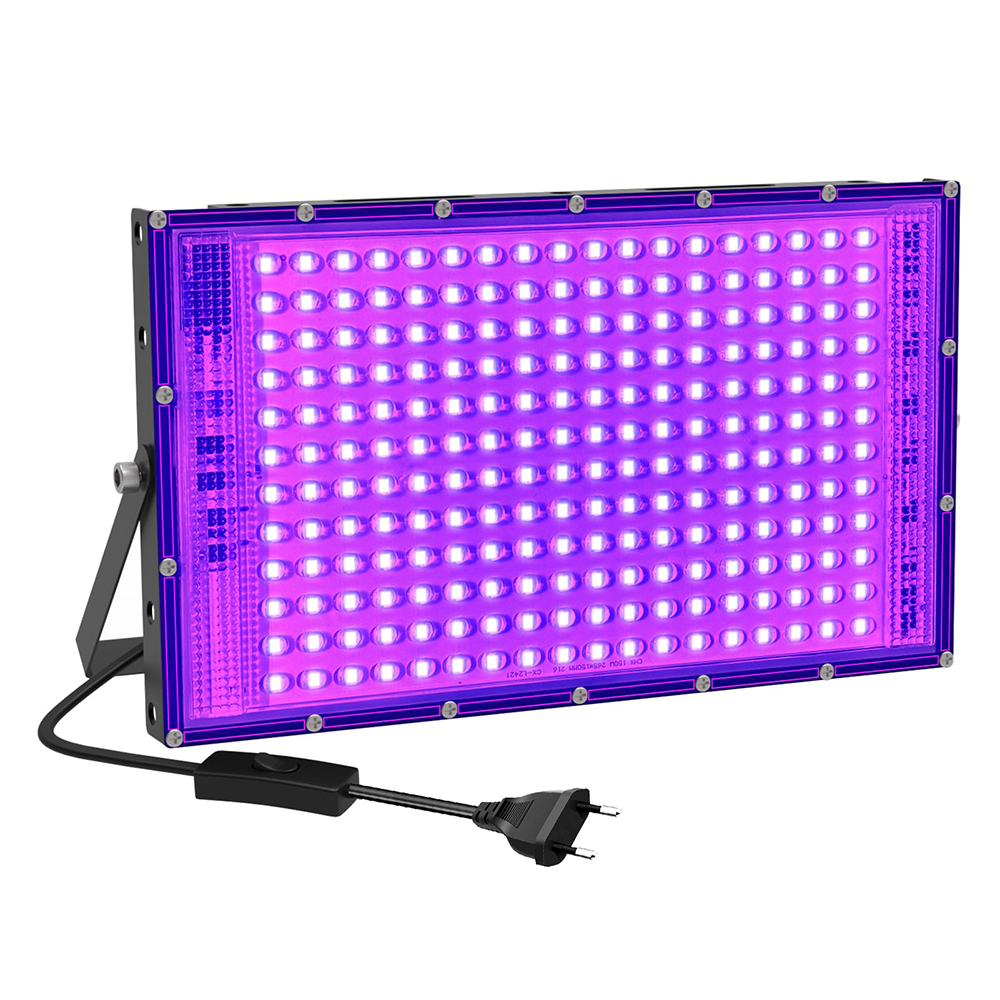 Best New Products of 2025 50 150 200w 395nm 1w/cm2 Flood Home AC Black Led Uv Curing Lamp Bar 100w 220v