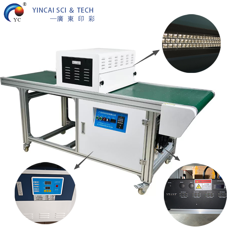 395nm LED UV Curing Machine for Screen Printing LED Ink Post-press Equipment Conveyor Dryer