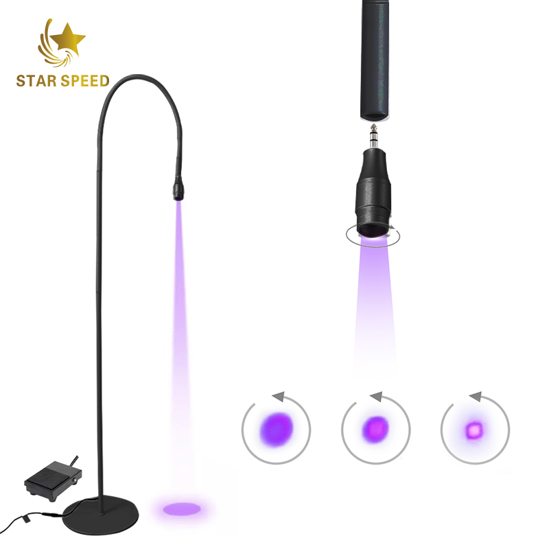 New LED UV Lamp for LED Eyelash System UV Light 405nm 0.3s LED Eyelash Glue Super Fast Curing UV Lash Adhesive Lamp 5/10 Watts