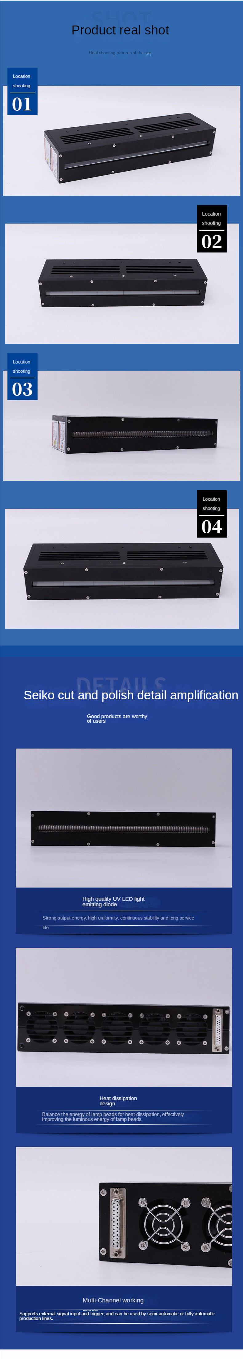 UV LED Light Emission Detail