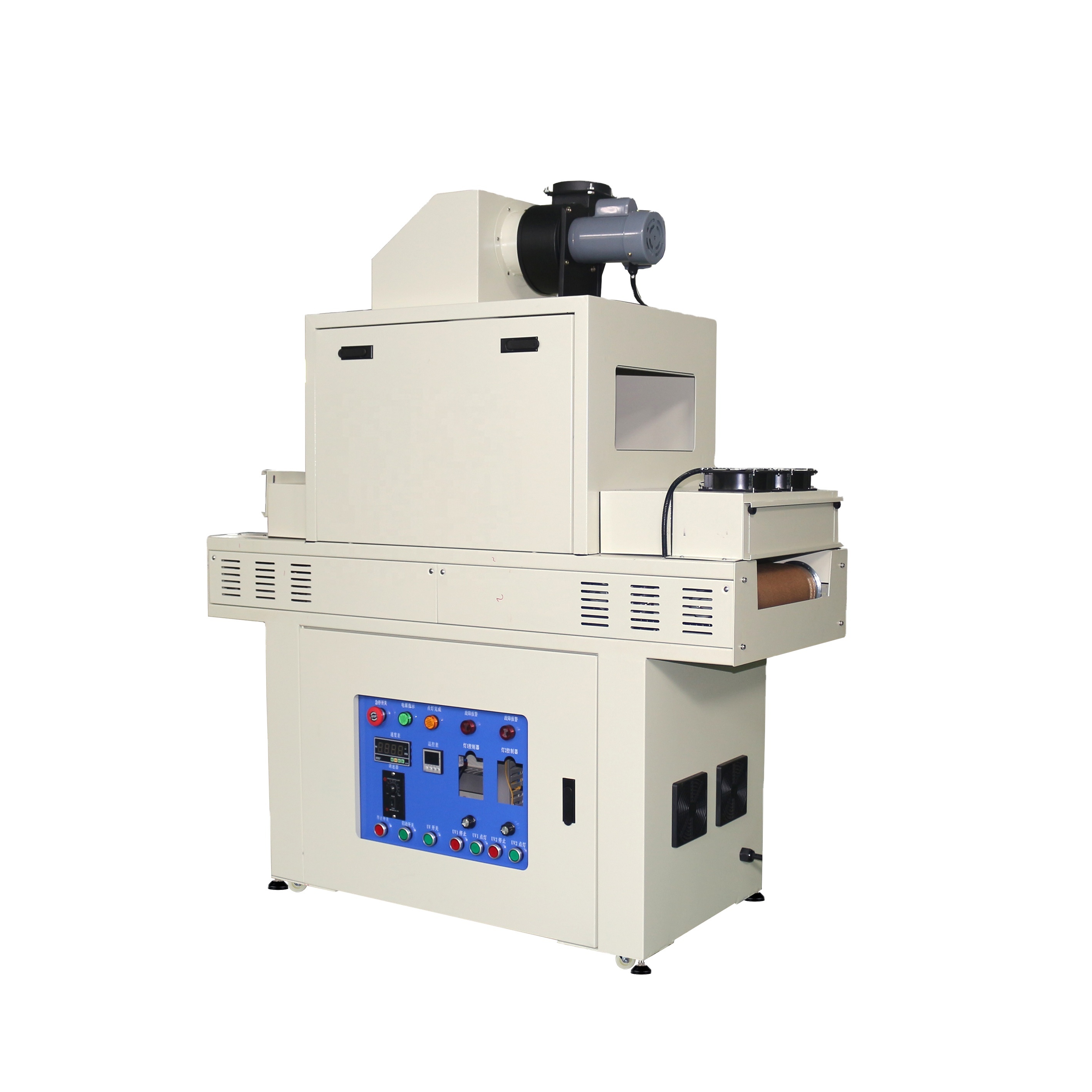 Conveyor UV LED Curing Oven Drying Oven with Motor Energy Saving Stainless Steel for Screen Printing Curing