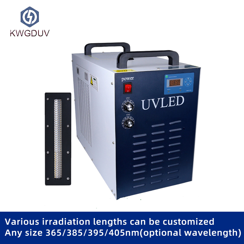Source Manufacturer 395nm Water Cooled UV LED Curing System for Drying Machine Flatbed Printer Machine UV Ink Curing Drying