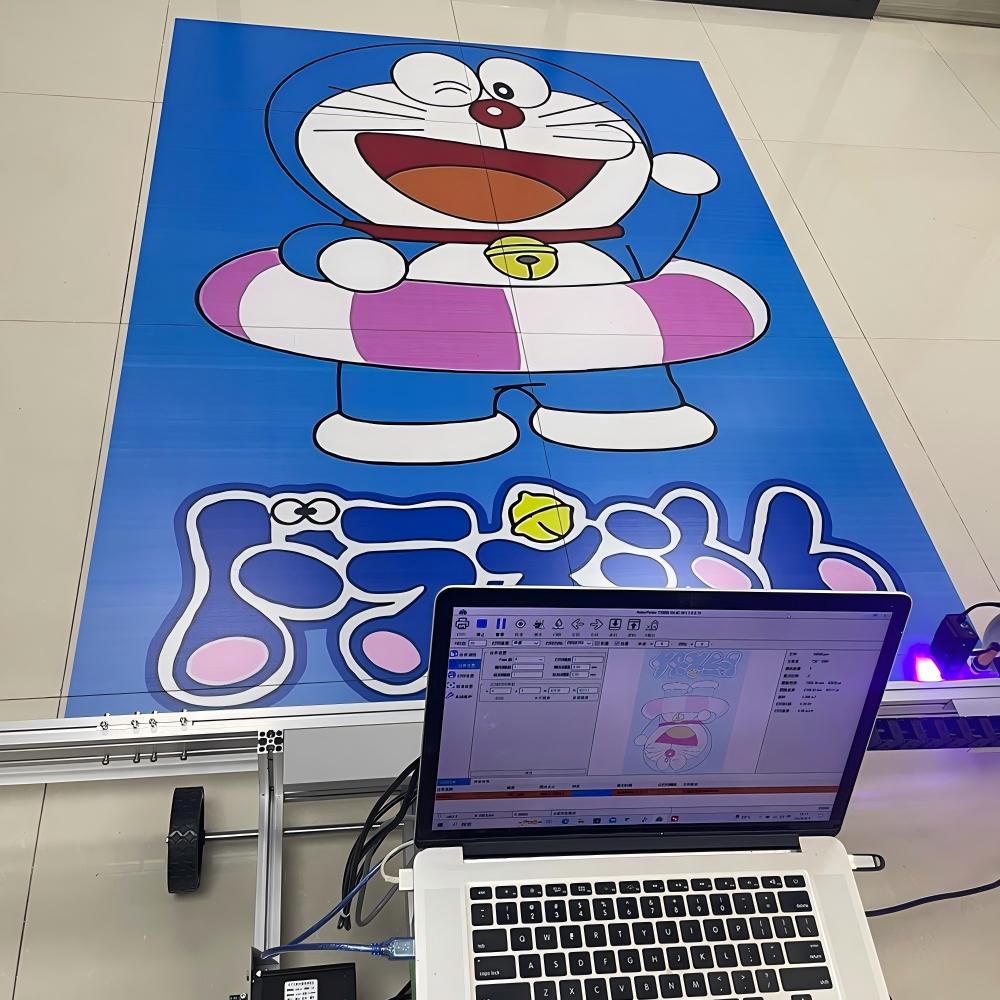 UV Wall Printer with LED Curing System Direct to Wall Printing for Outdoor Mural &amp; Commercial Signage