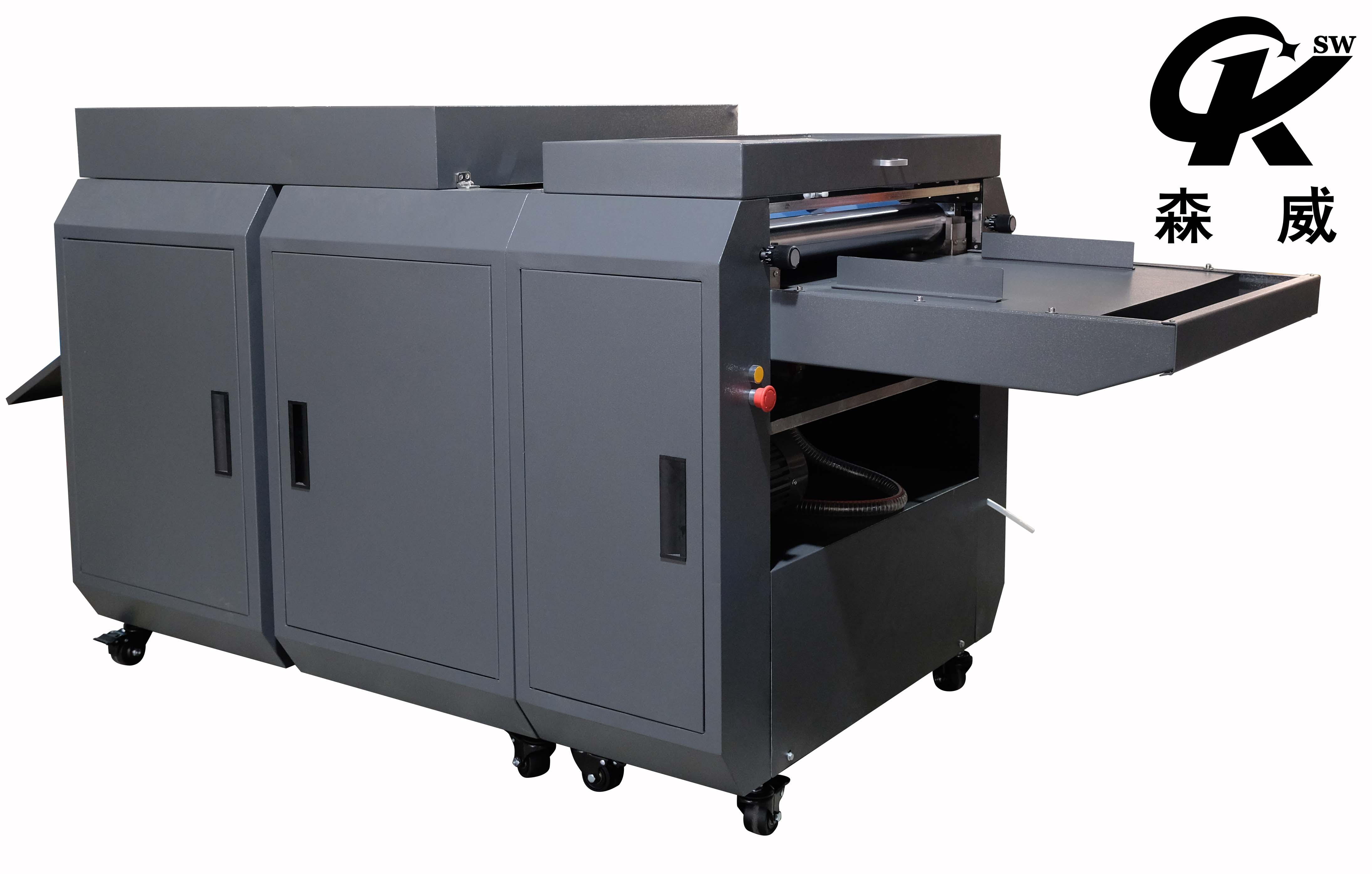 SWUV-580 UV Coating &amp; Coating Machine Max 560x890mm UV Varnishing Curing Equipment For Carton &amp; Paper Bags