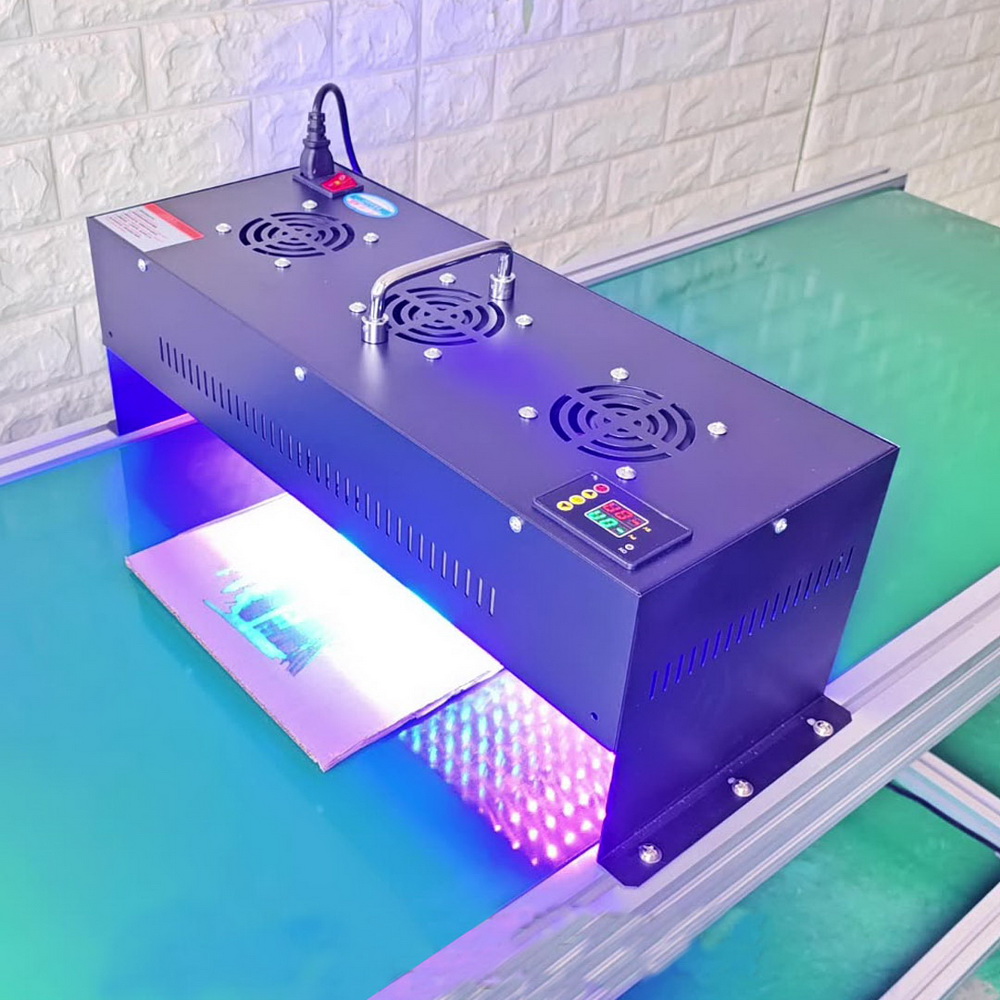100 Watt LED UV Coating Machine 365nm 395nm 405nm UV Painting Curing Lamp for Conveyor Silkscreen Curing UV Polish Dryer Light