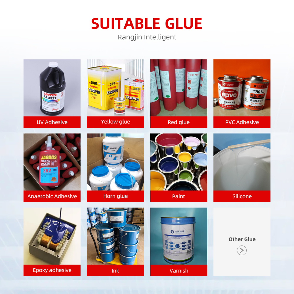 High Precision Automatic UV Glue Dispenser Machine UV LED Integrated Curing Lightproof Pipeline for PCB LCD With 1 Year Warranty