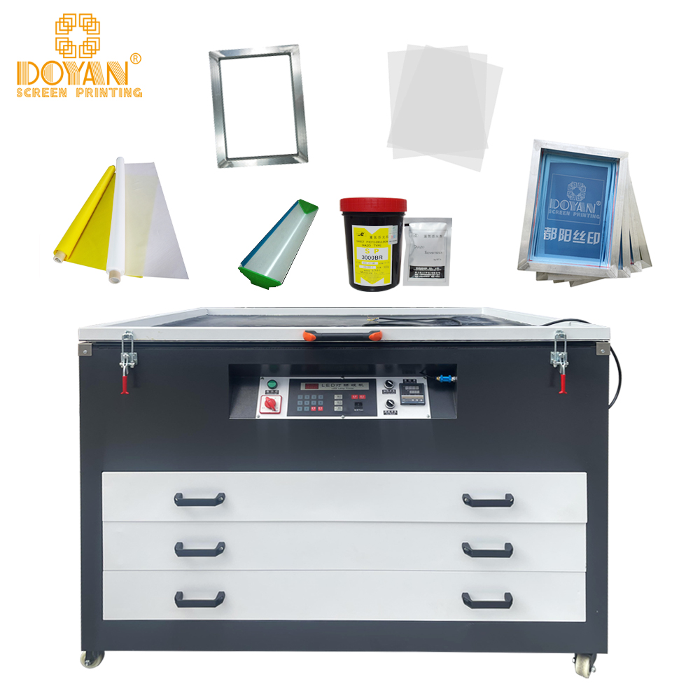 New DY LED UV Image Setter Screen Printing Exposure Machine with UV Lamp Vacuum Pump Flexo/Offset Plate Stamp Dryer Unit