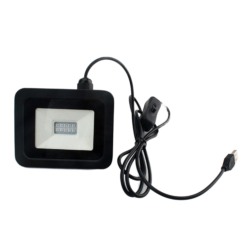 10W IP66 Waterproof Aluminum Alloy Outdoor LED UV 365nm/395nm Curing Lamps Flood Lights 120 Beam Angle 2-Year Warranty PSE