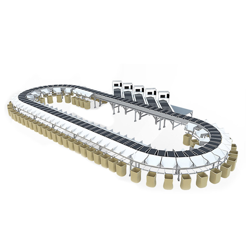 VPAI Design And Production Supported Warehouse Conveyor Belt Cross Belt Sorter For E Commerce Fulfillment Hubs