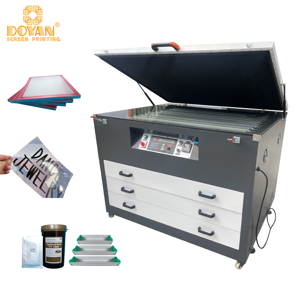 New DY LED UV Image Setter Screen Printing Exposure Machine with UV Lamp Vacuum Pump Flexo/Offset Plate Stamp Dryer Unit