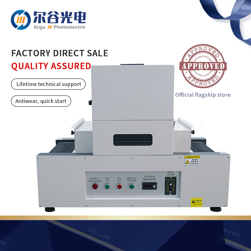 RX400-LED Ultraviolet UV LED Glue Hardening Equipment Small Desktop UV Curing Machine Conveyor