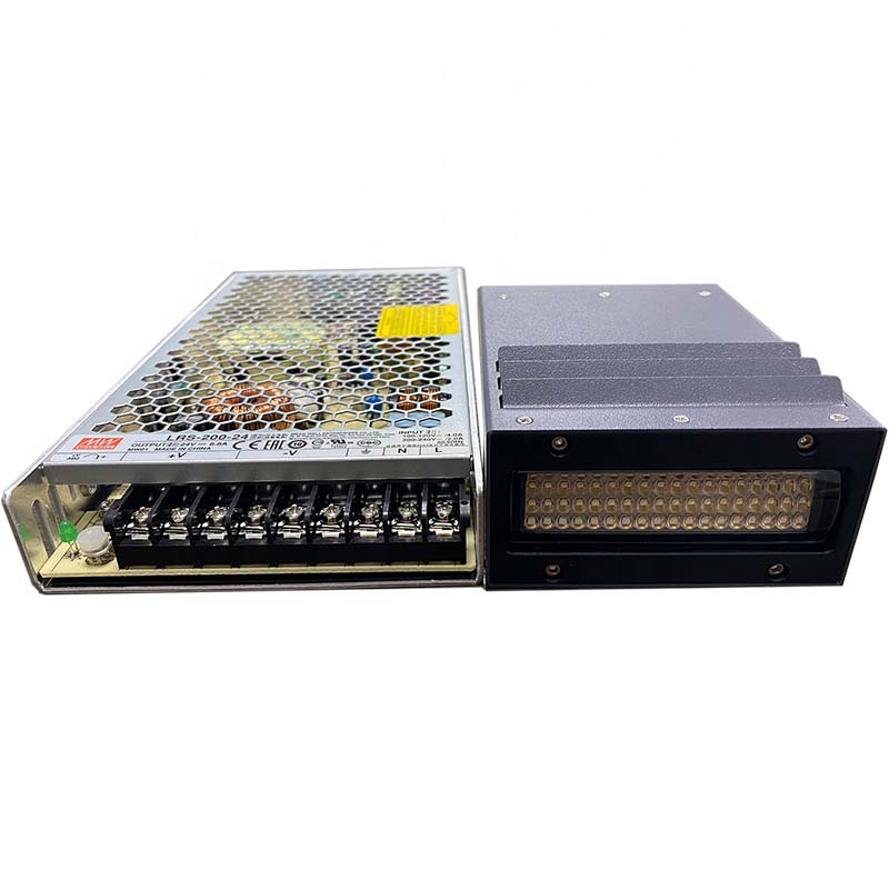 UV Lamp 395nm Mini Fan Cooling UV LED Curing System for Flatbed Printer OCA Optical Glue