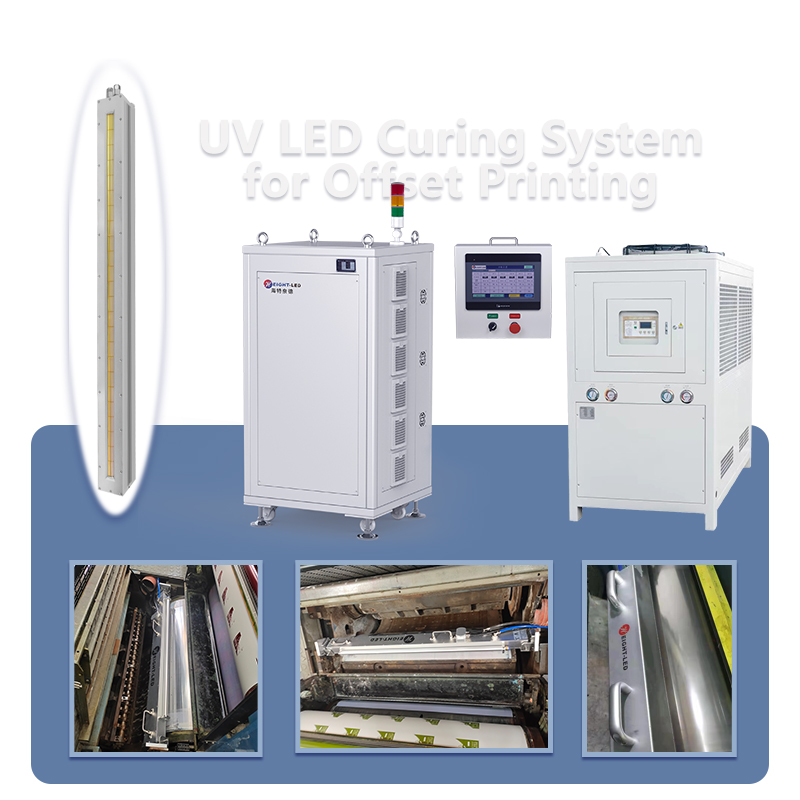 Hybrid UV LED Curing System with Mercury Lamp for Better Ink Adhesion in Offset Printing