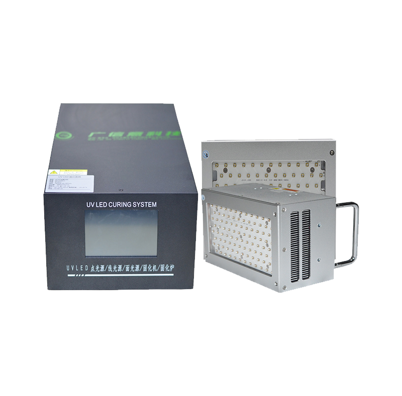 UV LED Area Curing Source for Precision Electronics &amp; Semiconductor Assembly , Adhesive Dispensing Curing System