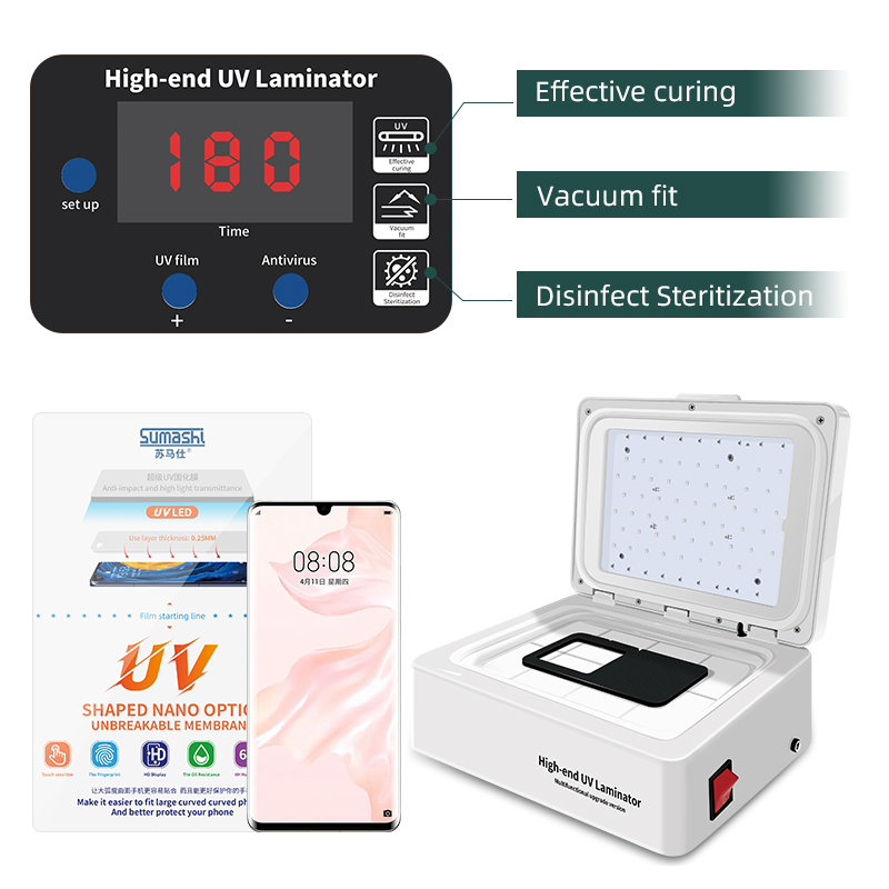 UV Film Curing Bonding Machine Uv Led Machine for Curing Uv Screen Protector