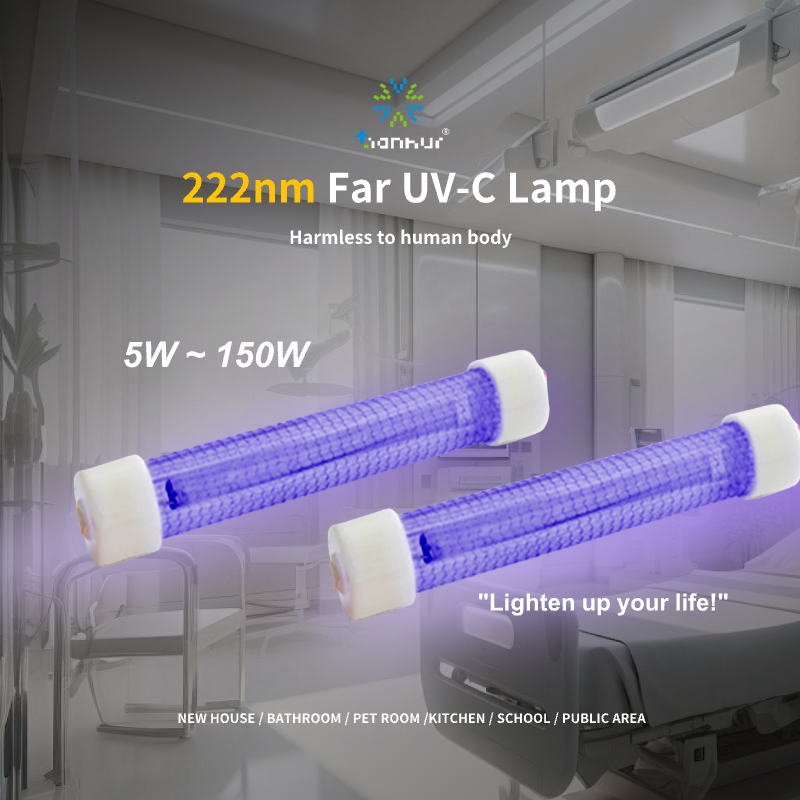 Professional Safe Far-UVC 222nm And 254nm Germicidal Lamp