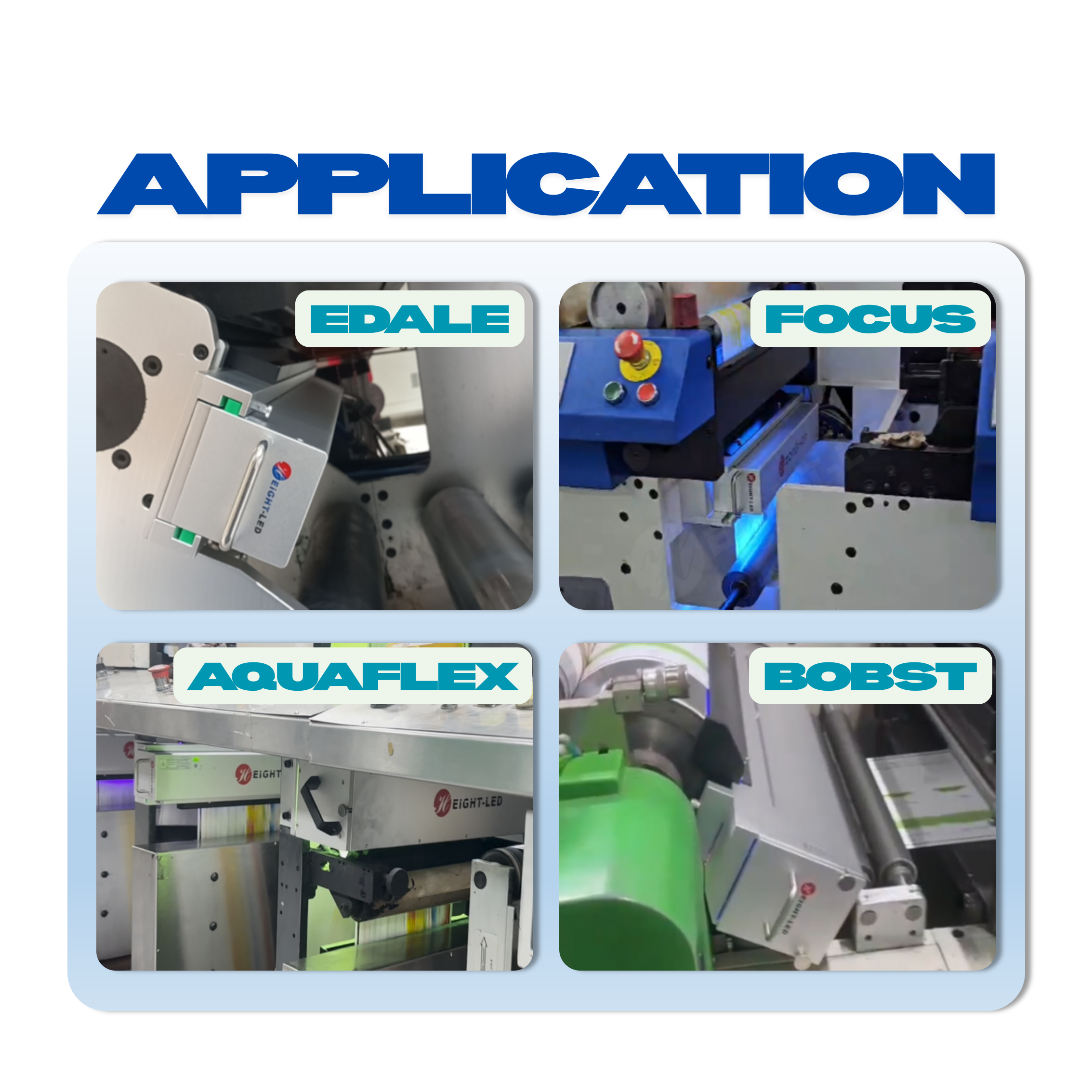 Energy Efficient Modular UV Curing Lamp System with Intelligent Width Adaptive Control for Flexographic and Offset Printing