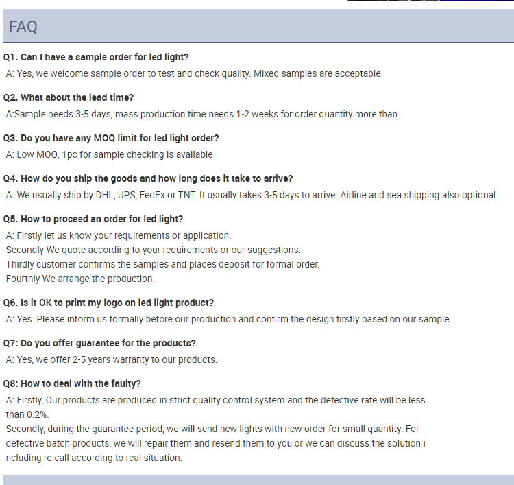 FAQ Details