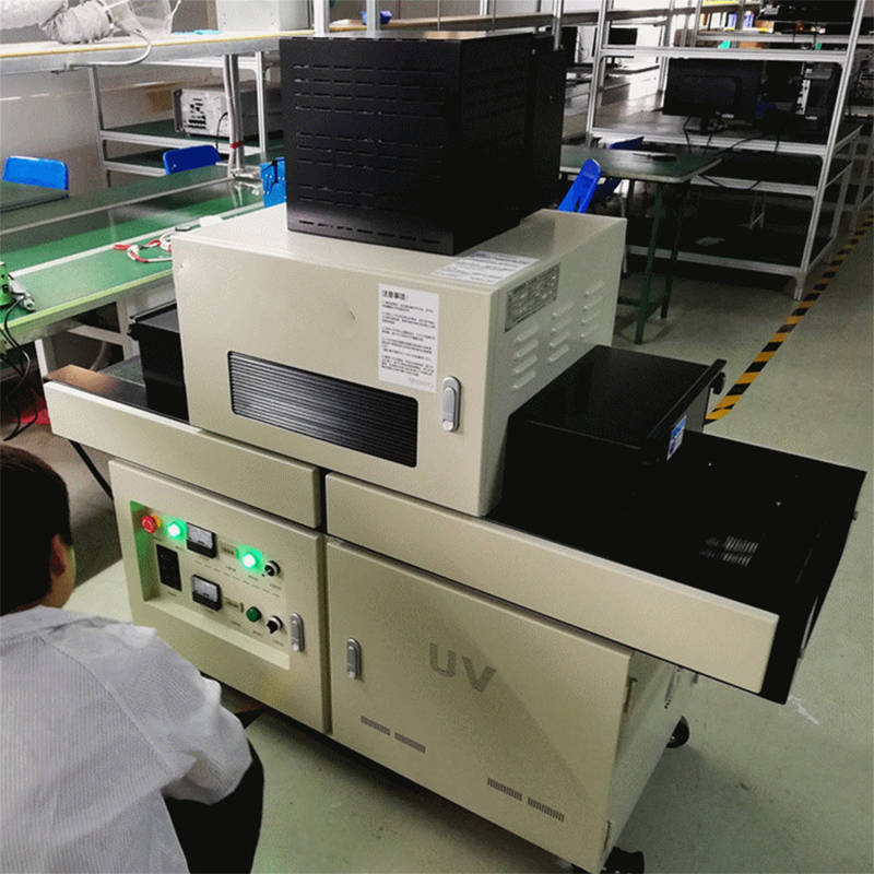 Customized UV Ink LED Curing Lamp with Speed-controlled Curing Conveyor Belt Machine Equipped with Water Cooling System