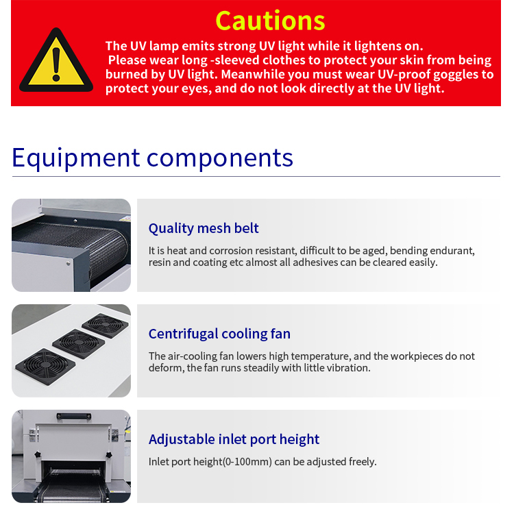 UV LED Curing Machine Wavelength 365nm UVA Small UV Glue Drying Equipment