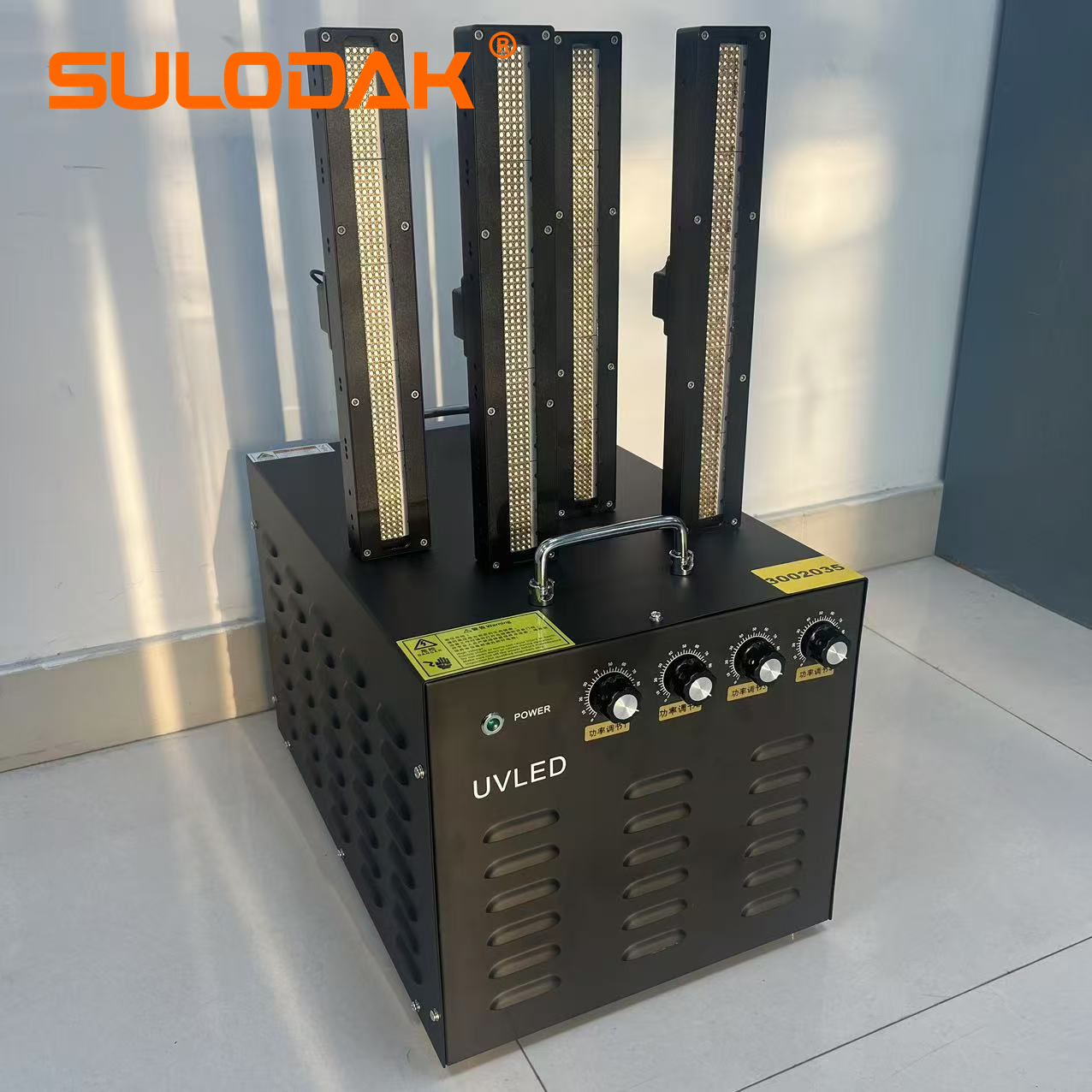 SULODAK Factory Customized 1100W UV LED Curing System Water Cooling 395nm LED UV Lamp for Office Flexo Printer Screen Printing