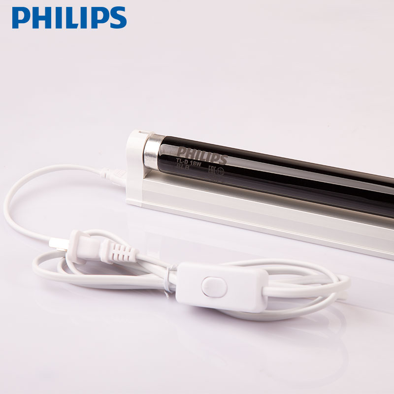 Philips TL-D 18WBLB Fluorescent Lamp Energy Saving For Flaw Detection 18W Black UV Purple Light BLB