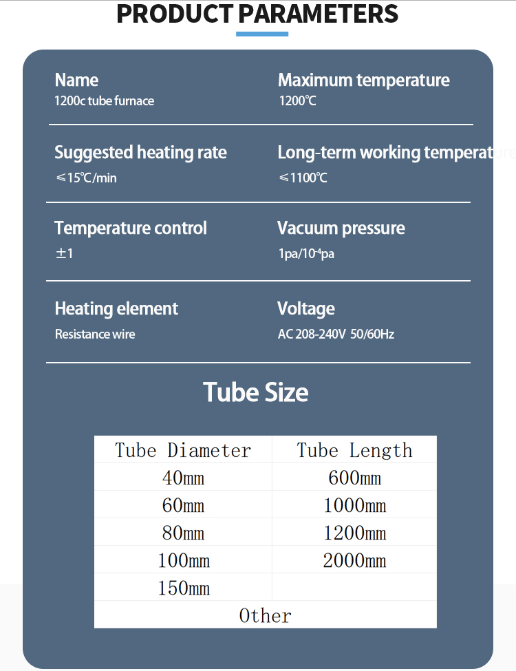 Tube Furnace type 1
