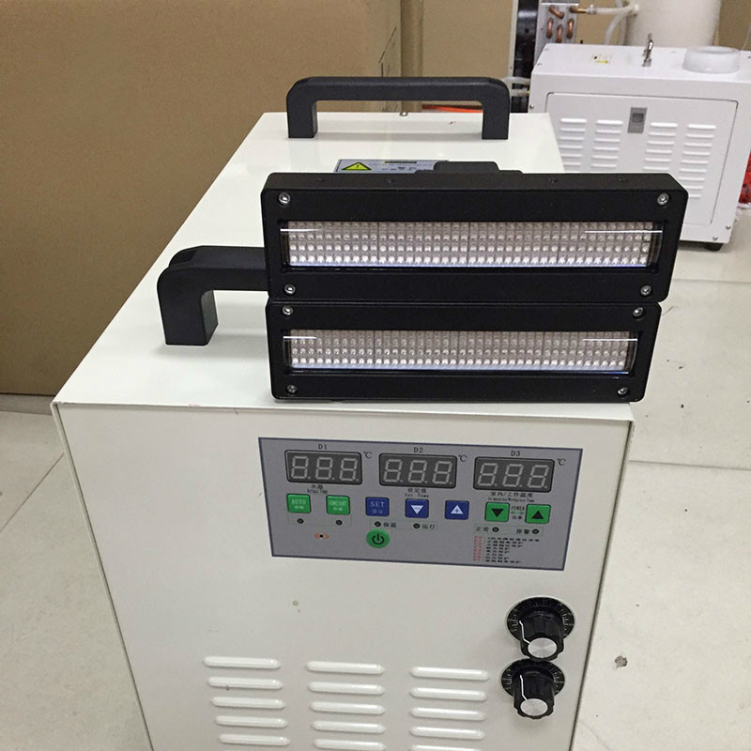 Water Cooling UV LED Curing Machine Electronic Parts Components Shadowless Glue 310nm UV Curing Lamp for Flexo Printing