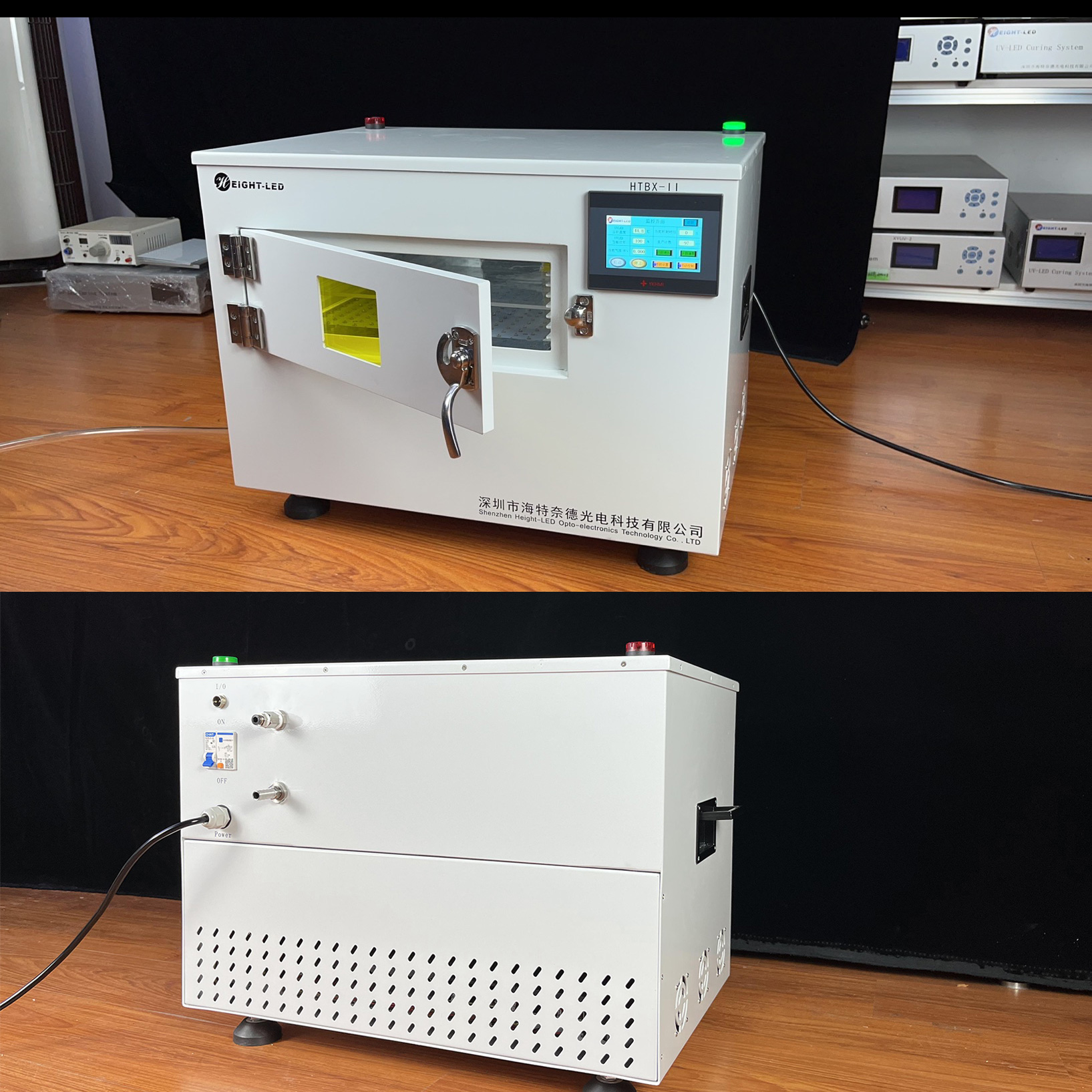 High-Efficient UV LED Curing Box with PLC and Motor Factory's Independent R&amp;D Special UV Curing Oven for Laser Semiconductors