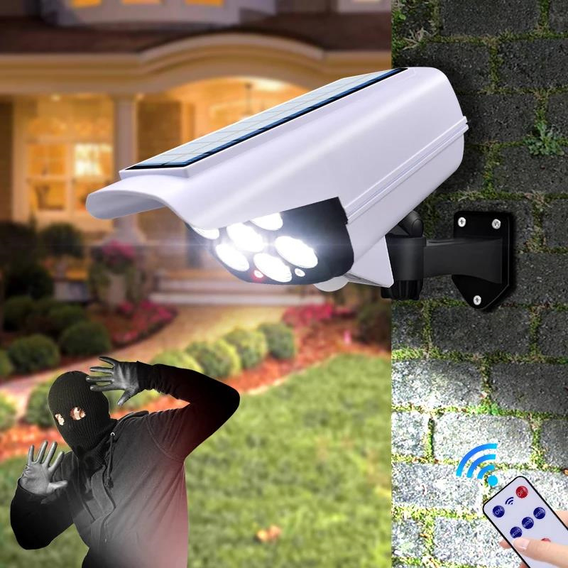 Surveillance Cameras 77 LED Simulation Monitoring Security Lighting