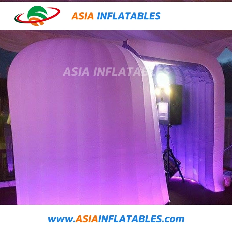 White LED Light Air Tight Tent, Inflatable Cubic Tent Events