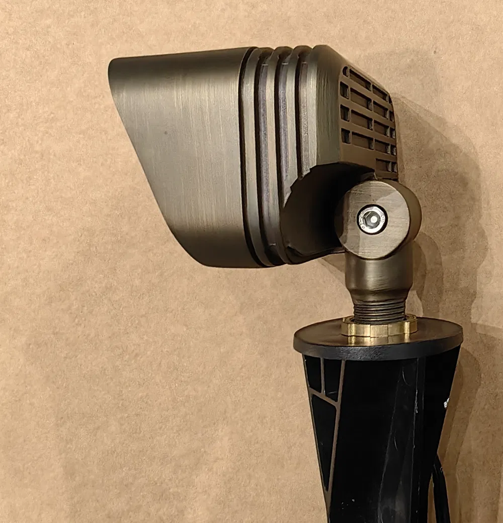 8-16V AC/DC Brass Durable Outdoor Landscape Wall Washer Flood Security Lighting in Bronze