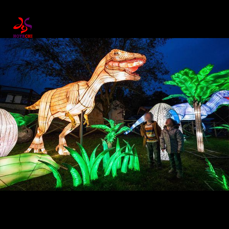 New Decorative Dinosaur Animal Lantern Hot Sale Chinese New Year Lantern for Art