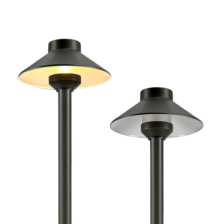 Low Voltage Antique Bronze Finish Waterproof Brass Landscape Path Garden Light Area Lighting