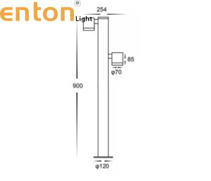 Elegant Modern LED Outdoor Pathway Lighting for Gardens