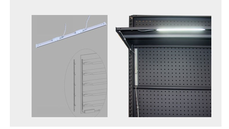 Gliszen Lighting Custom Low Voltage Slim Power Track for Shelf Light Illumination