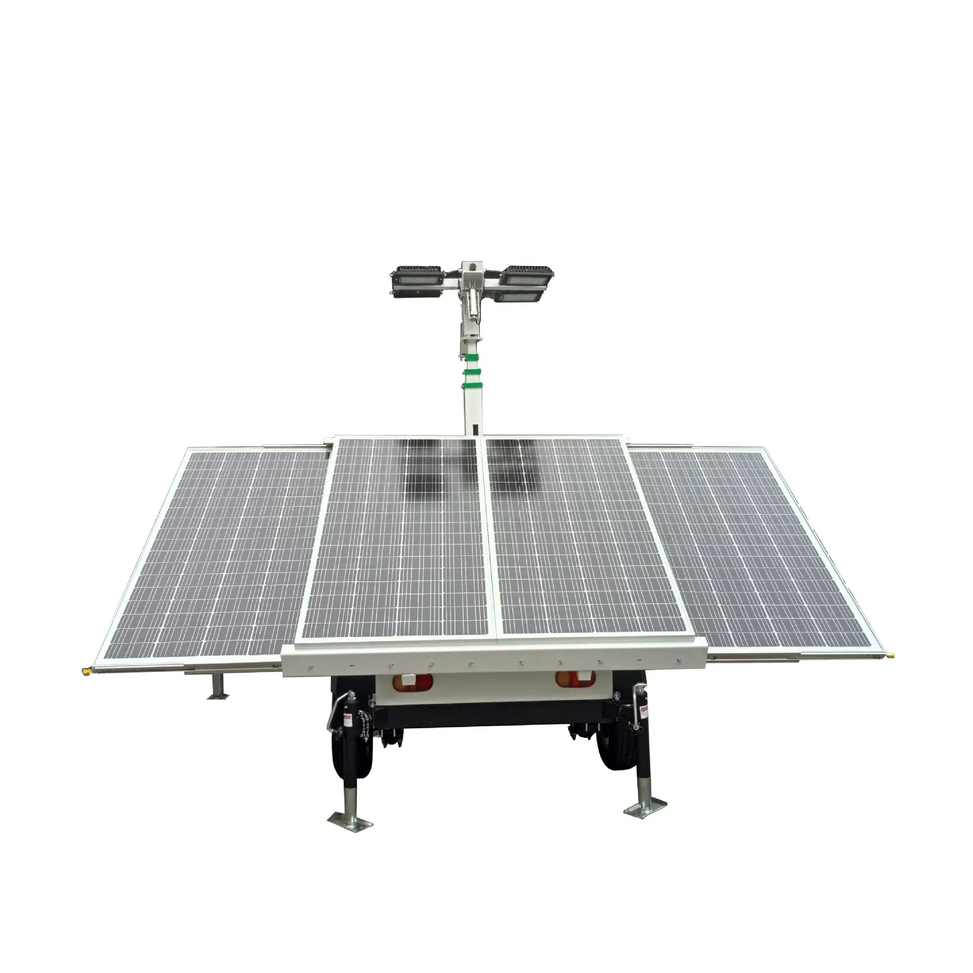 Solar-Powered LED Beacon Tower for Mobile Lighting Applications