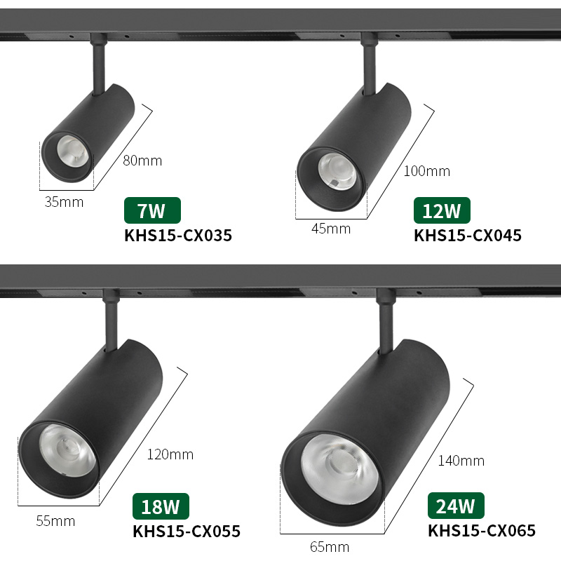 Low Price DC48V Low Voltage Indoor Magnetic LED Spot Light Home Ceiling Down Light Aluminum Track Lighting