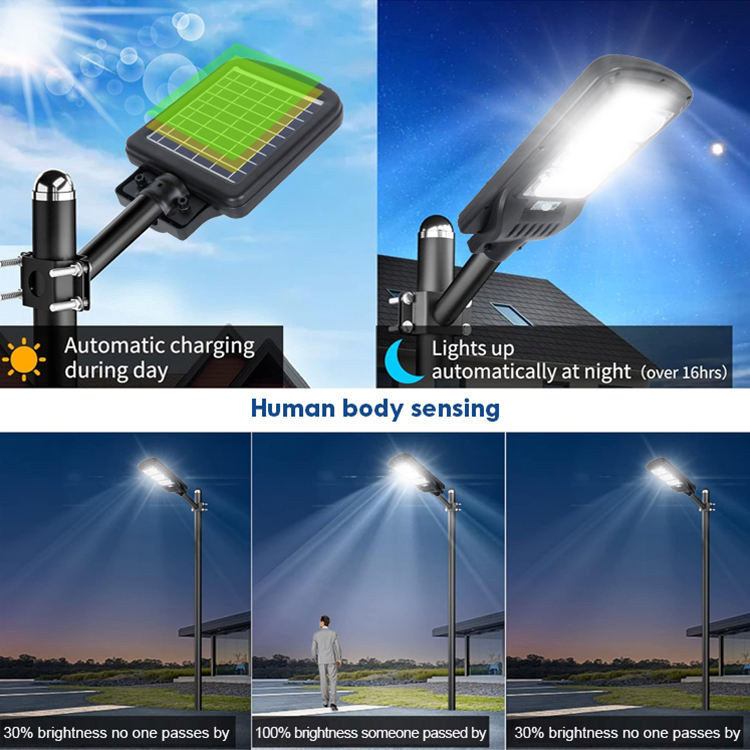 Wholesale Outdoor All in One Solar Powered LED Garden Street Lighting with Motion Sensor