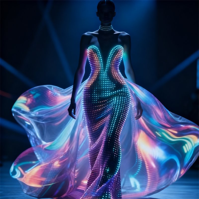 LED Clothing LED Jackets Coats and Vests for Indoor Use, for Night-Time, Outdoor Stage Events and Parties