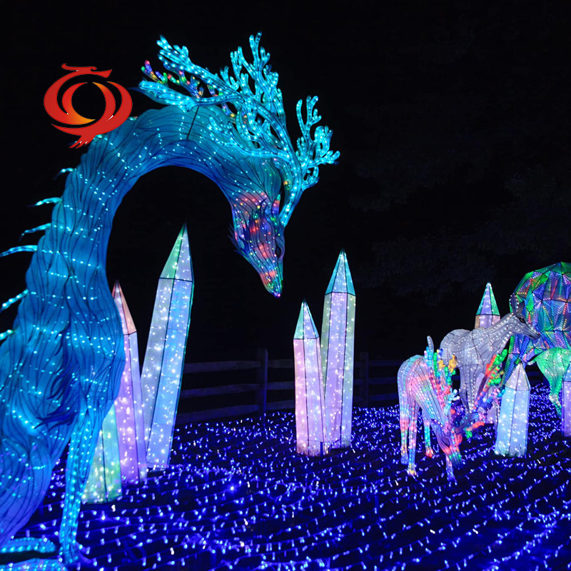 Yyl-Zm Outdoor Decorative Fabric Lanterns Traditional Chinese Animal Lantern Show