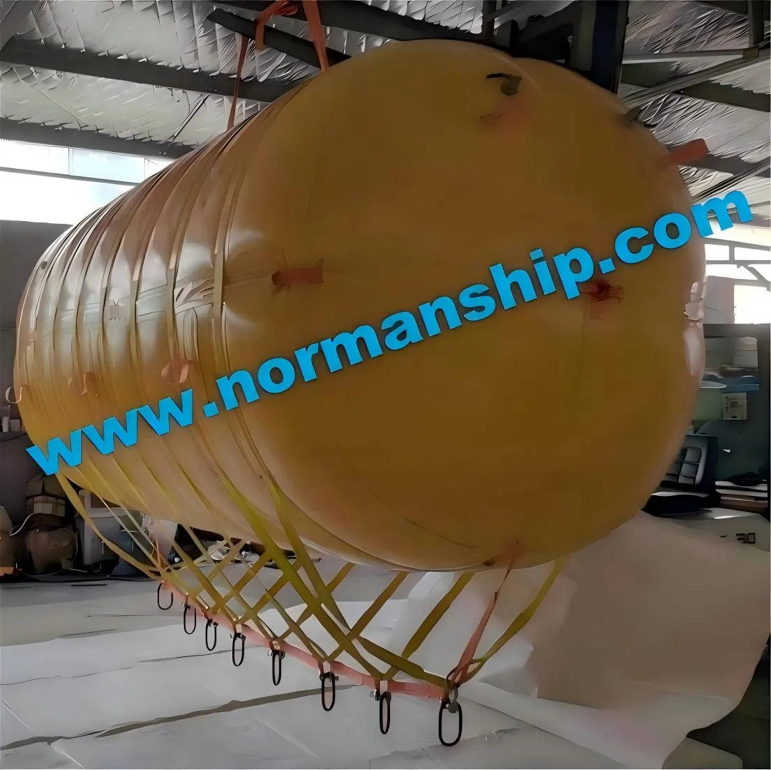 Marine Boat Ship Yacht PVC Cylindrical Pillow Type Underwater Inflatable Salvaged Rescue Air Bags Air Lift Bag for Lifting Loading