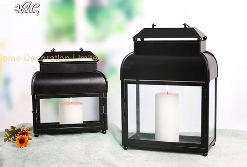 Black Home Decorative Candle Lantern